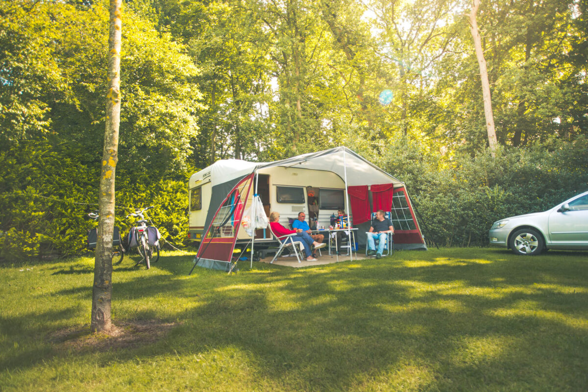 Kampeerplaats op camping de Vuurkuil