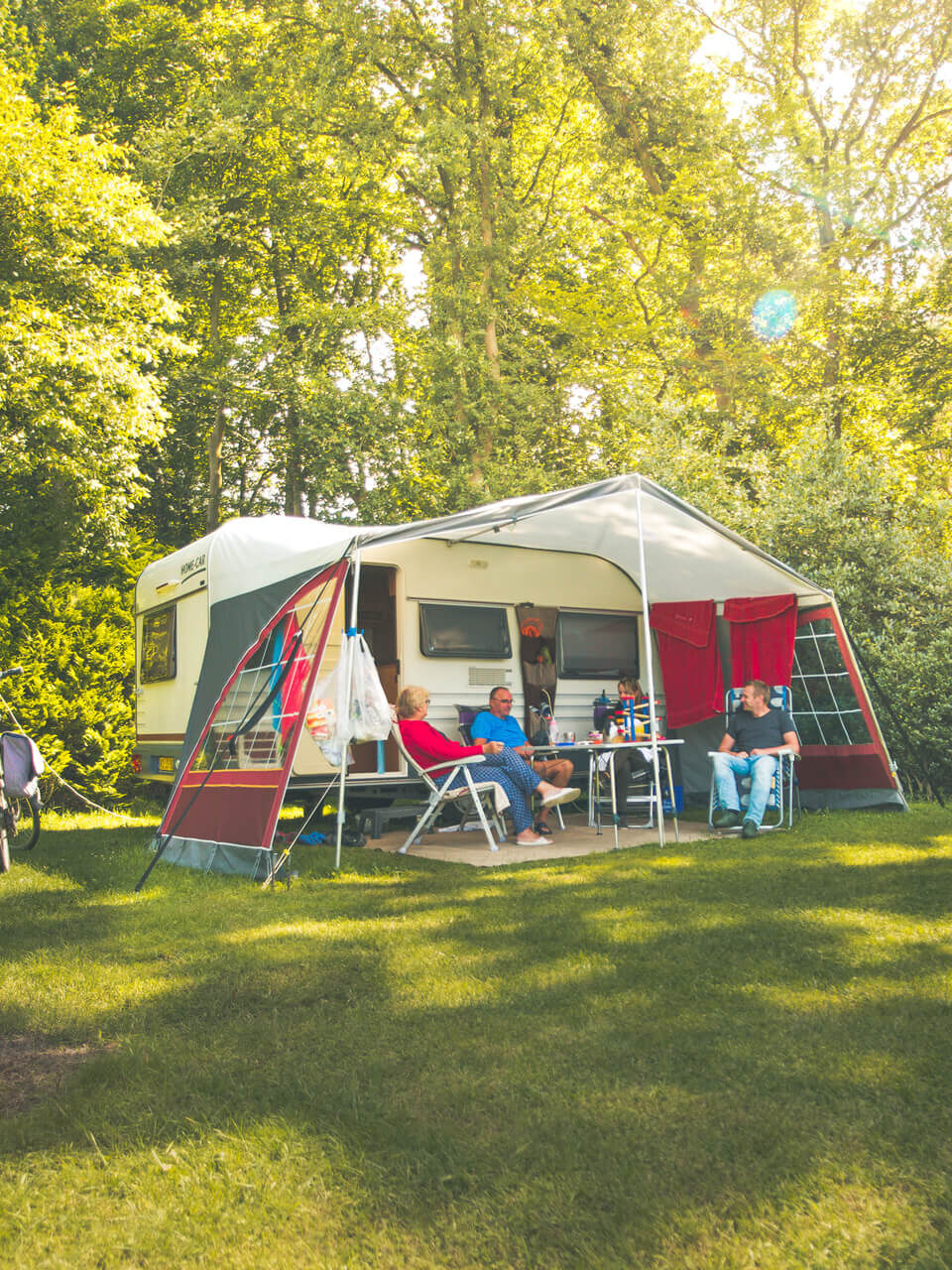 Kampeerplaats op camping de Vuurkuil